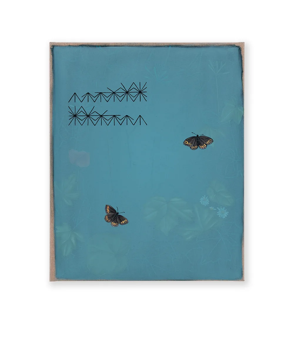 Tomorrows memory, 2023, Oil on linen, 55 x 45 cm