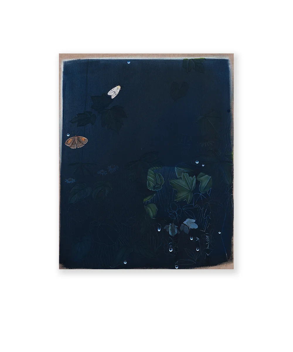 Clear skies tonight, 2023, Oil on linen, 55 x 45 cm