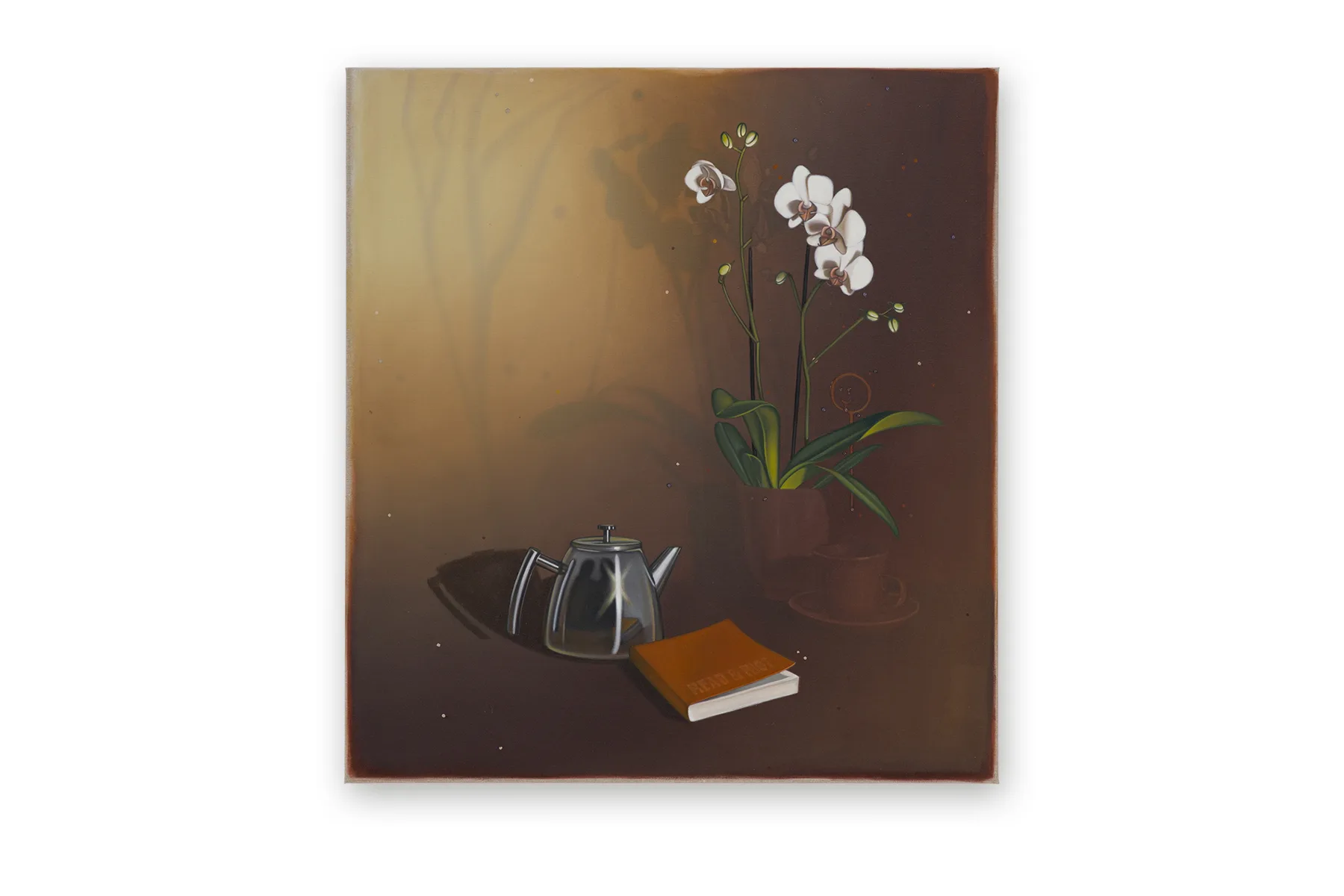 Read & Riot, 2026, Oil on linen, 110 x 100 cm